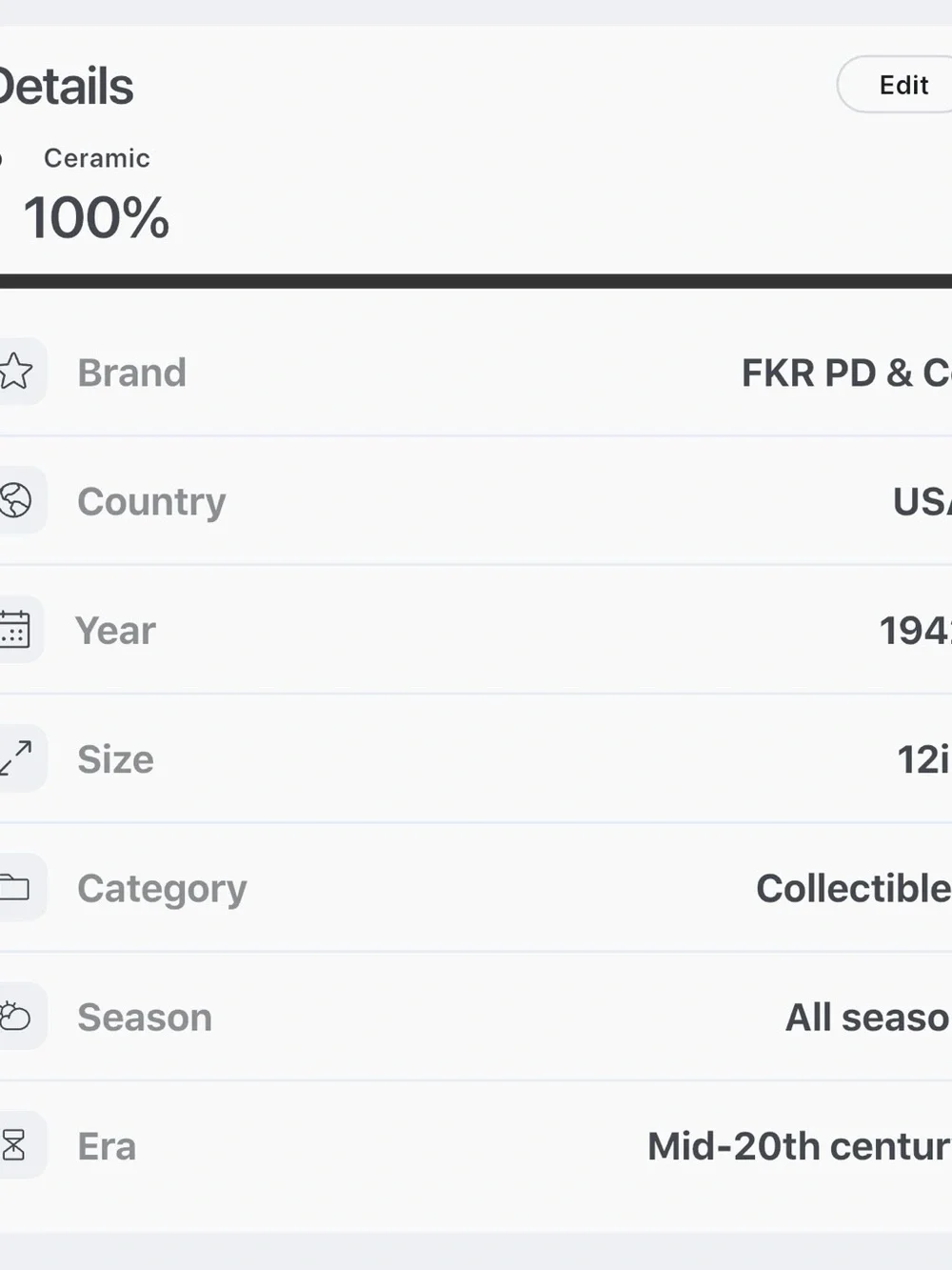 FKR PD & Co charming ceramic
